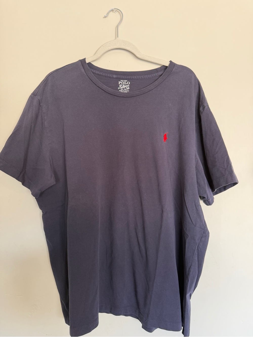 Polo Ralph Lauren Navy Crewneck T-Shirt Men’s XXL Red Pony